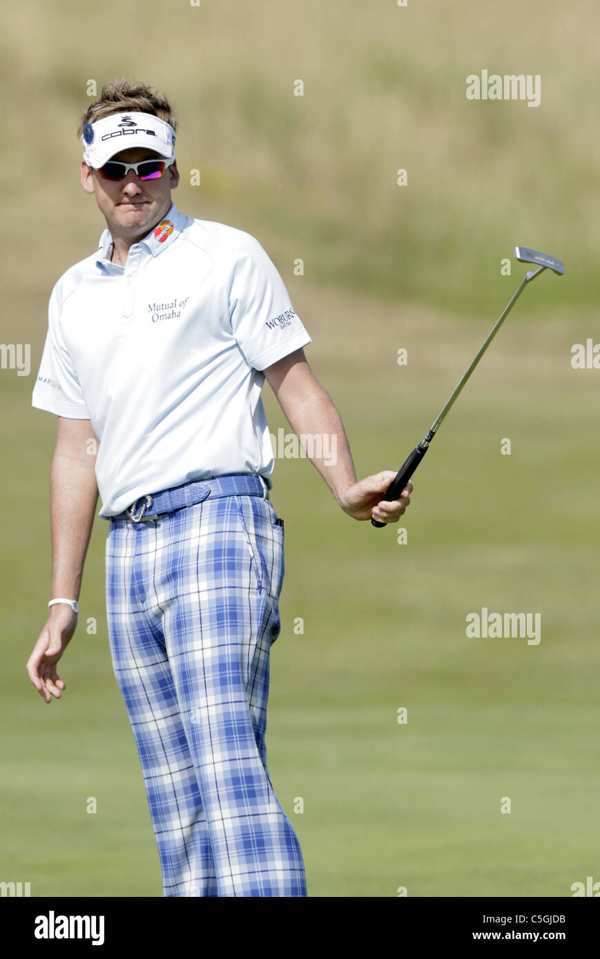 IAN POULTER THE OPEN CHAMPIONSHIP ROYAL ST.GEORGE'S SANDWICH KENT ENGLAND 15 July 2011 Stock Photo