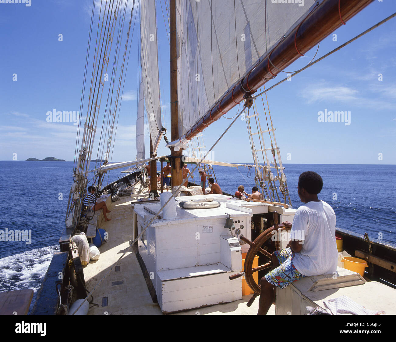 Yachting excursion, Barbados, Lesser Antilles, Caribbean Stock Photo