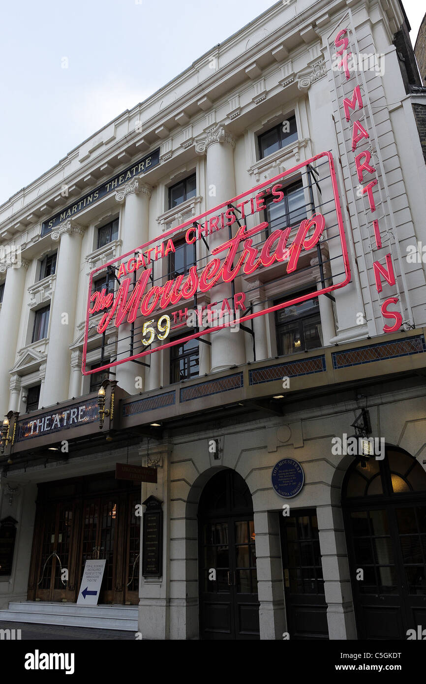 Ambassadors theatre london mousetrap High Resolution Stock Photography ...