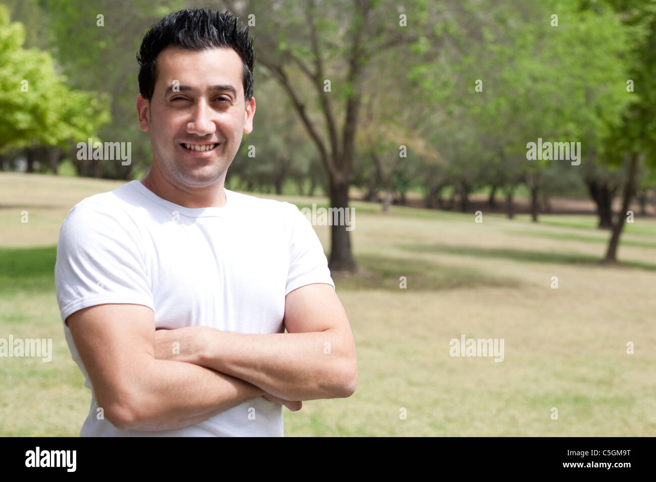 Male model posing outdoor hi-res stock photography and images - Alamy