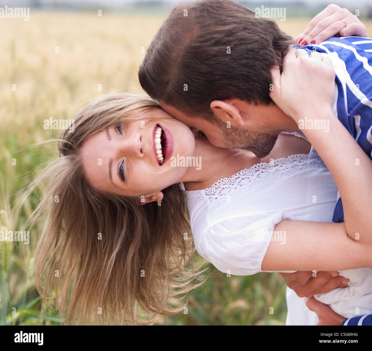 Man woman mouth close up kiss hi-res stock photography and images - Alamy