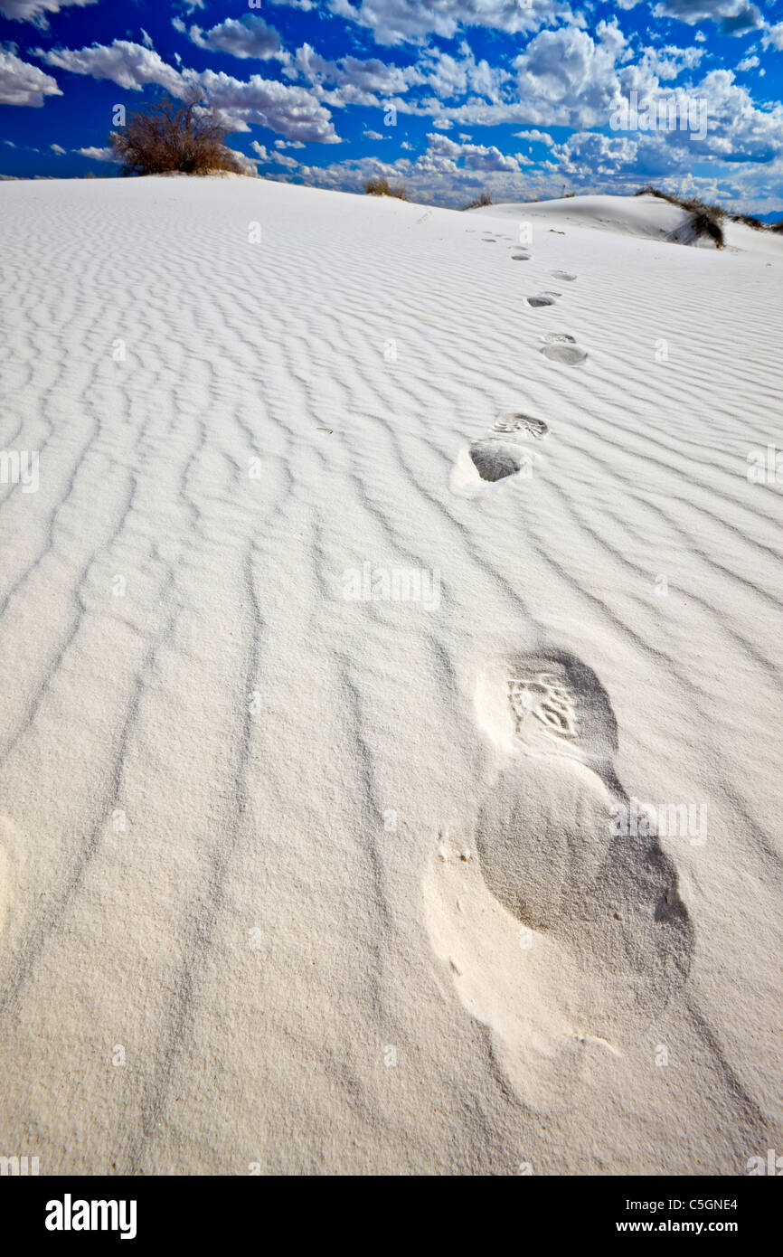 White Sands National Monument, New Mexico, USA Stock Photo