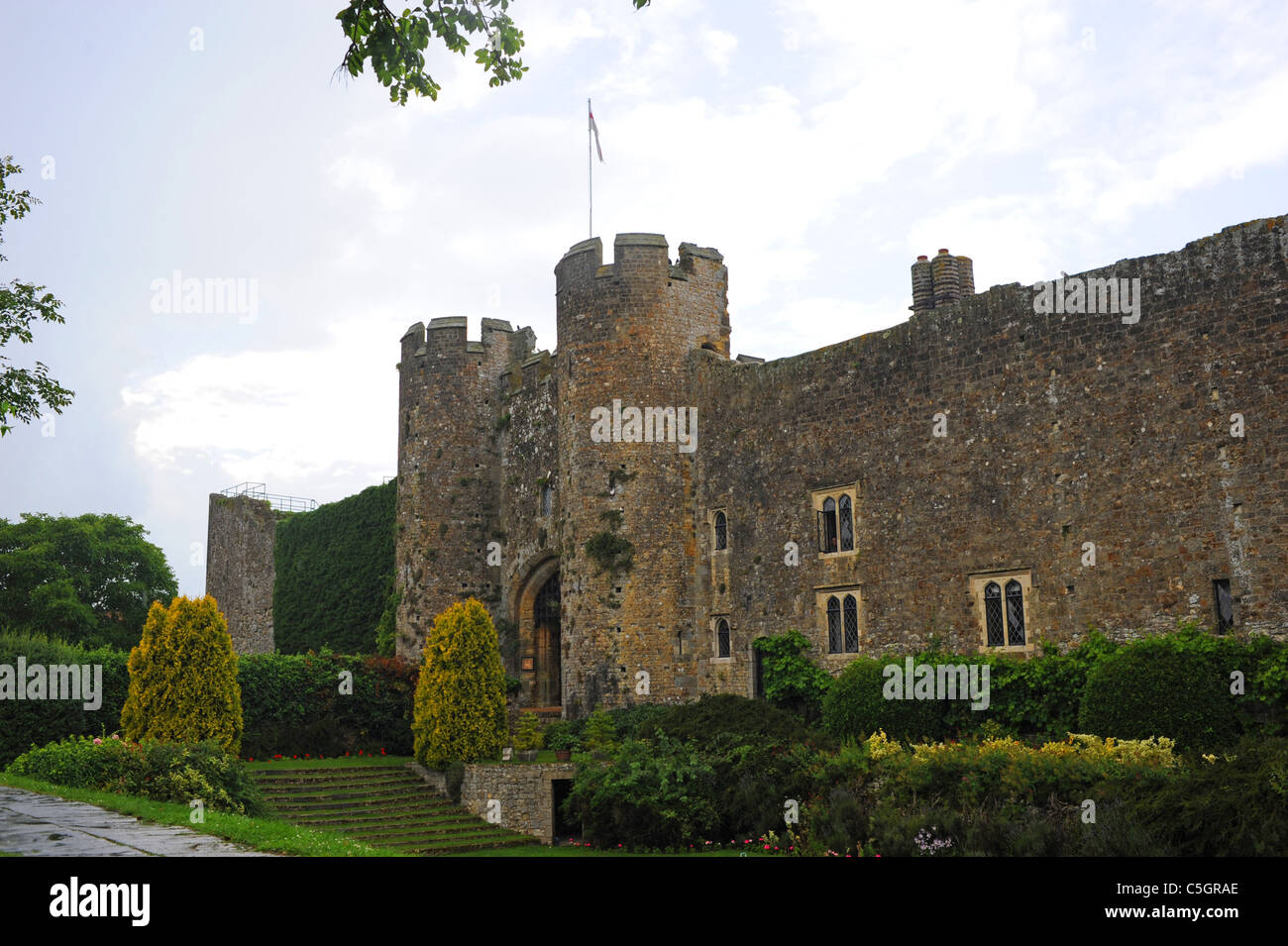 Amberley castle hotel and restaurant near Arundel West Sussex UK Stock Photo