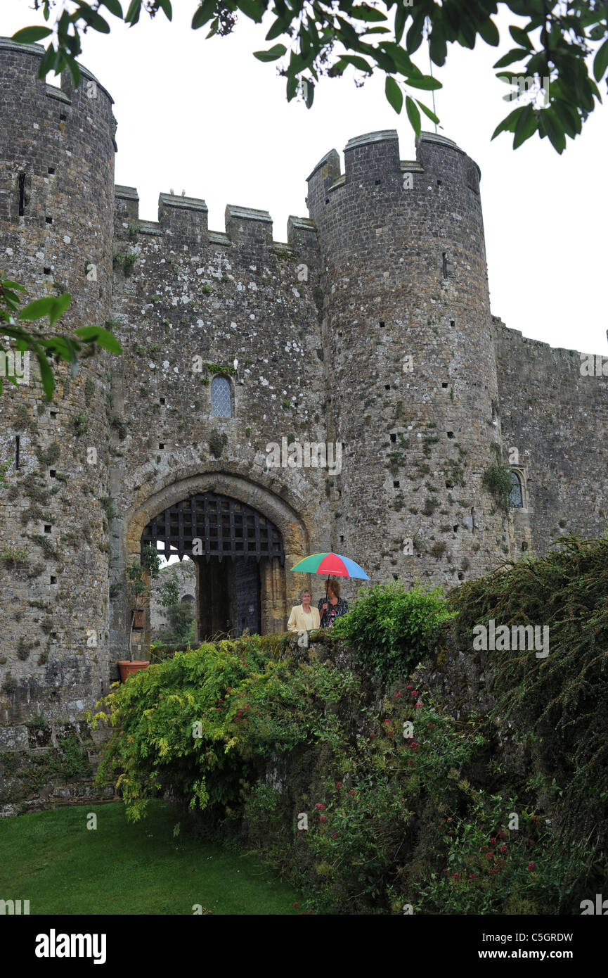 Amberley castle hotel and restaurant near Arundel West Sussex UK Stock Photo