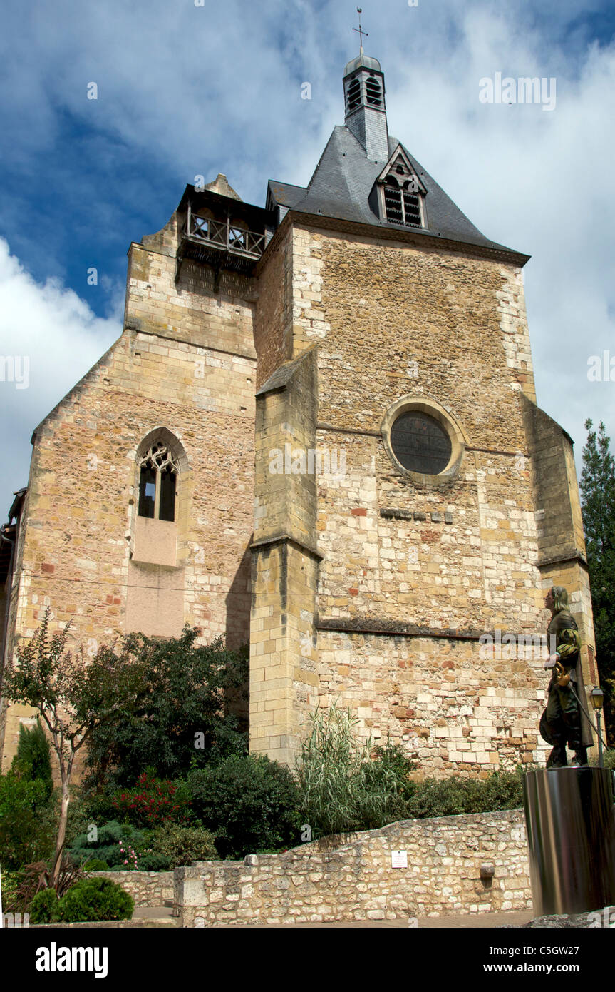 Saint Jacques Church and bell tower Place Pelissiere Old Bergerac