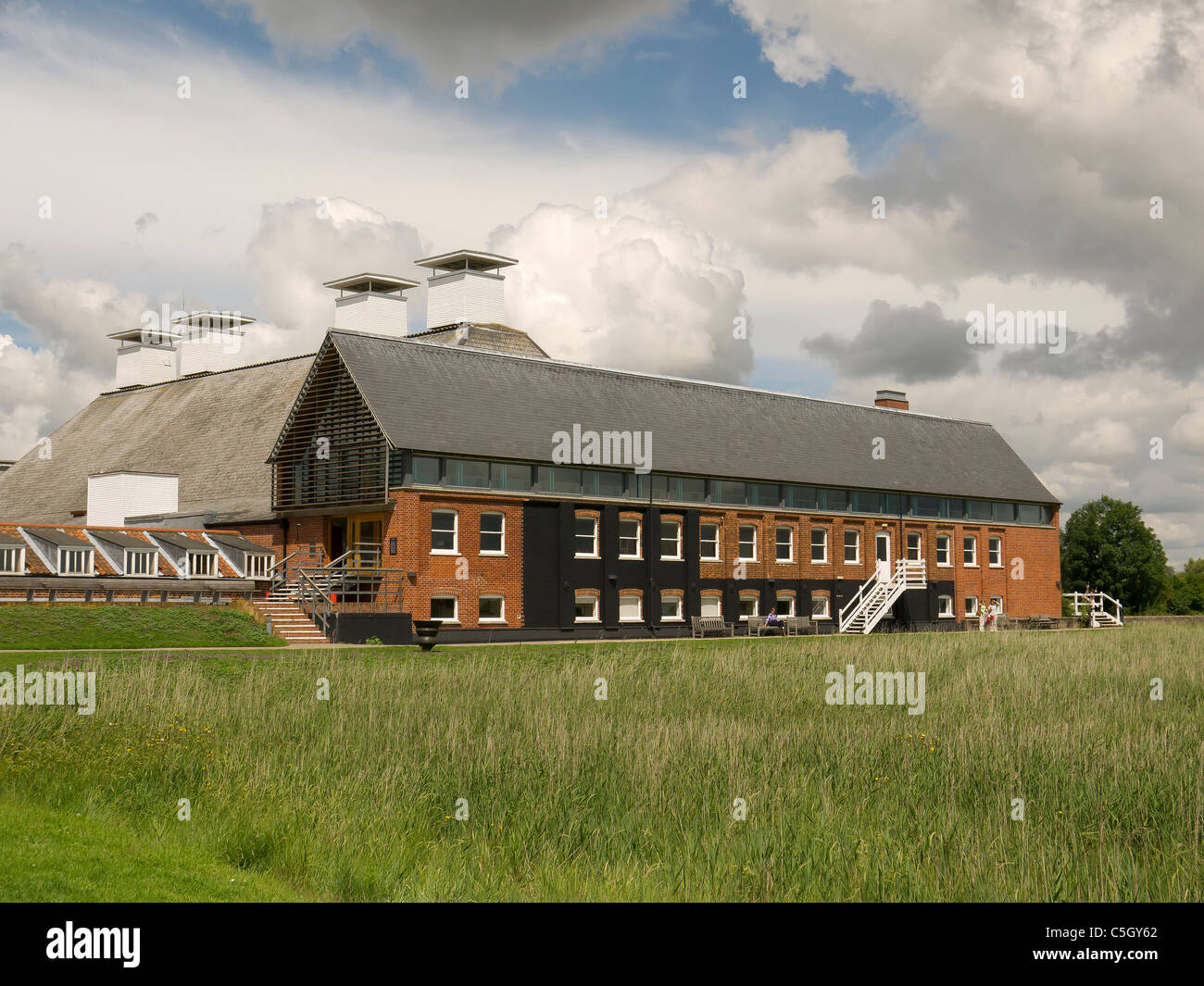 The Snape Maltings Concert Hall Snape Aldeburgh Suffolk Stock Photo