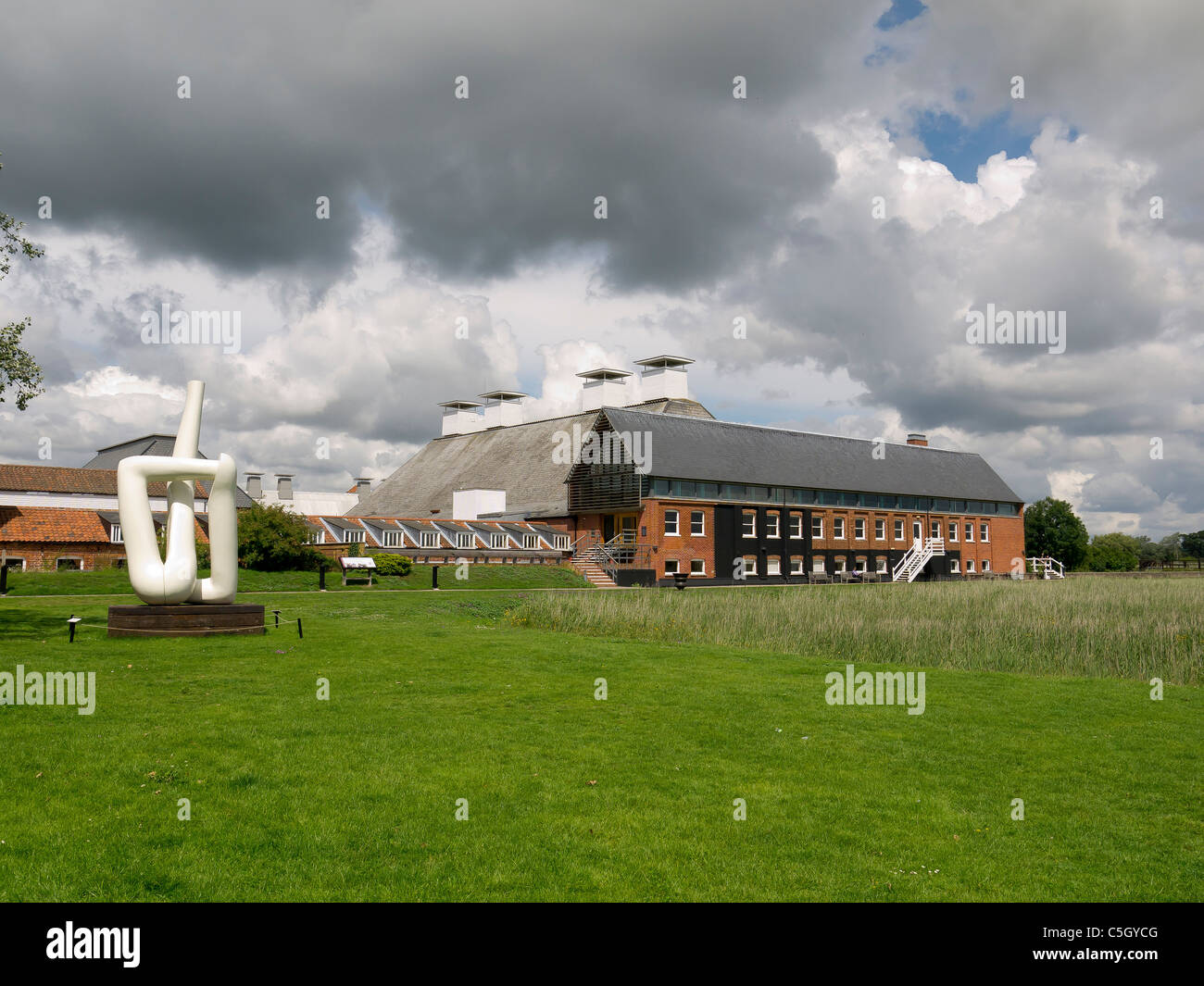 The Snape Maltings Concert Hall Snape Aldeburgh Suffolk Stock Photo