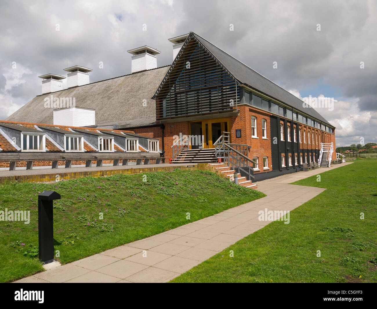 The Snape Maltings Concert Hall Snape Aldeburgh Suffolk Stock Photo