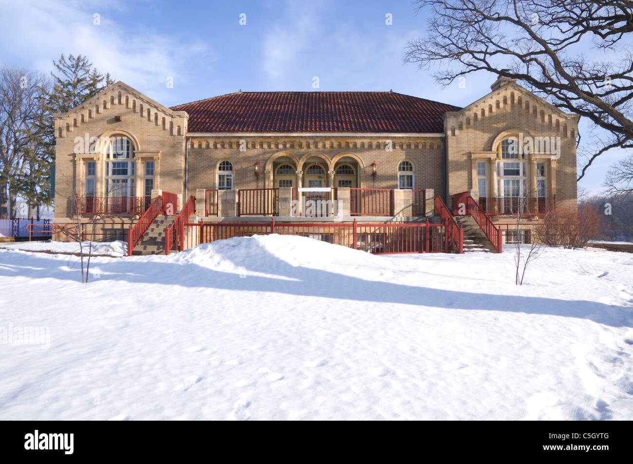 Historic National Golf Course Clubhouse In Highland Park Minnesota 