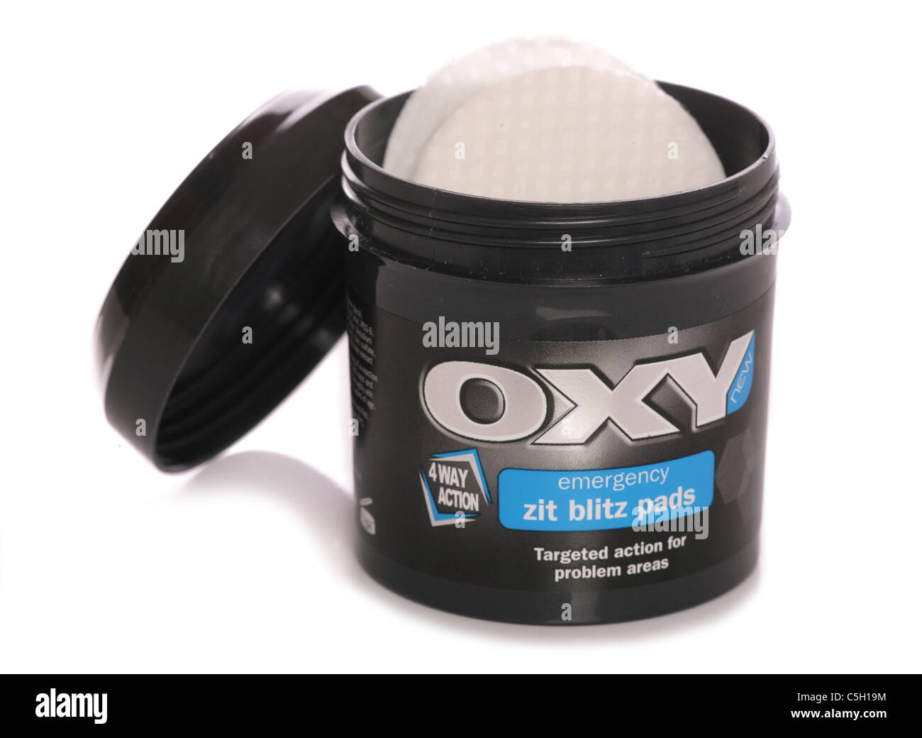 mens oxy emergency cleaning pads studio cutout Stock Photo Alamy