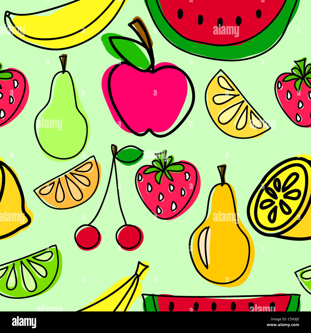 Fruit background - seamless - exclusive to Alamy Stock Photo - Alamy