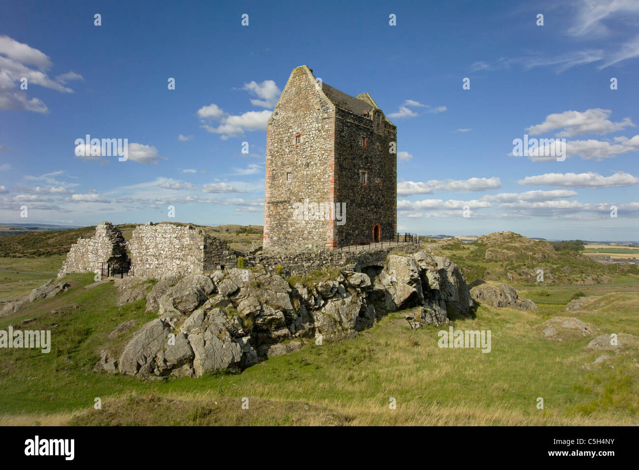 Smailholm Tower Stock Photo Alamy