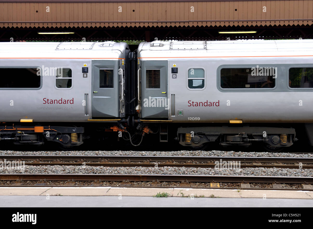 Standard class carriages on Chiltern Railways Mainline train Stock