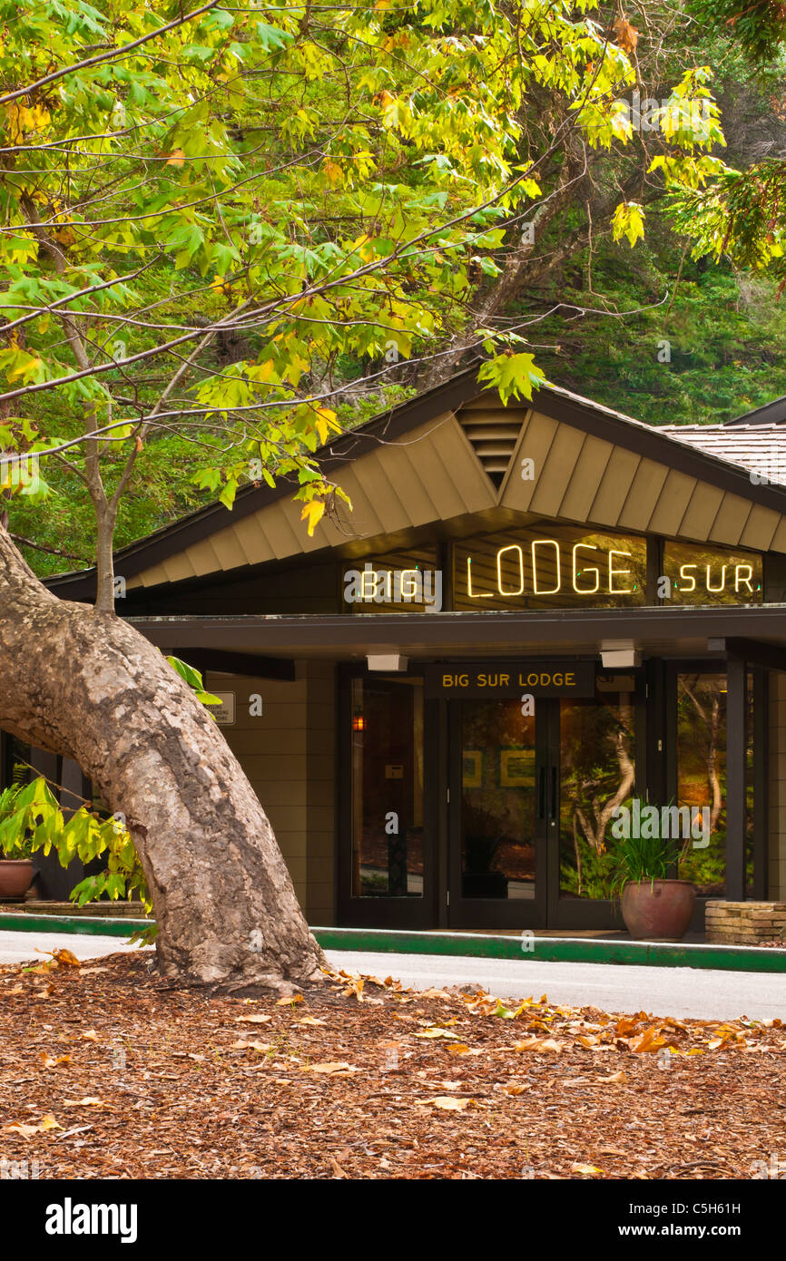 Big Sur Lodge, Pfeiffer Big Sur State Park, Big Sur, California Stock Photo
