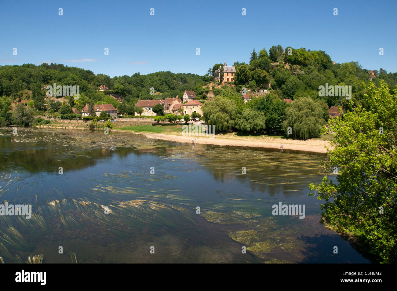 Village of Limeuil on the Dordogne River Perigord Aquitaine France