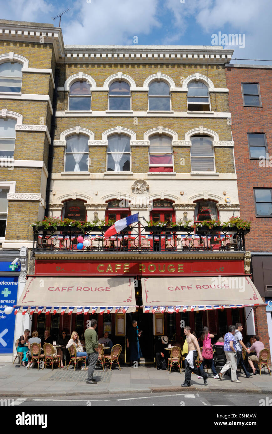 Cafe Rouge, Hampstead High Street, London, England Stock Photo Alamy