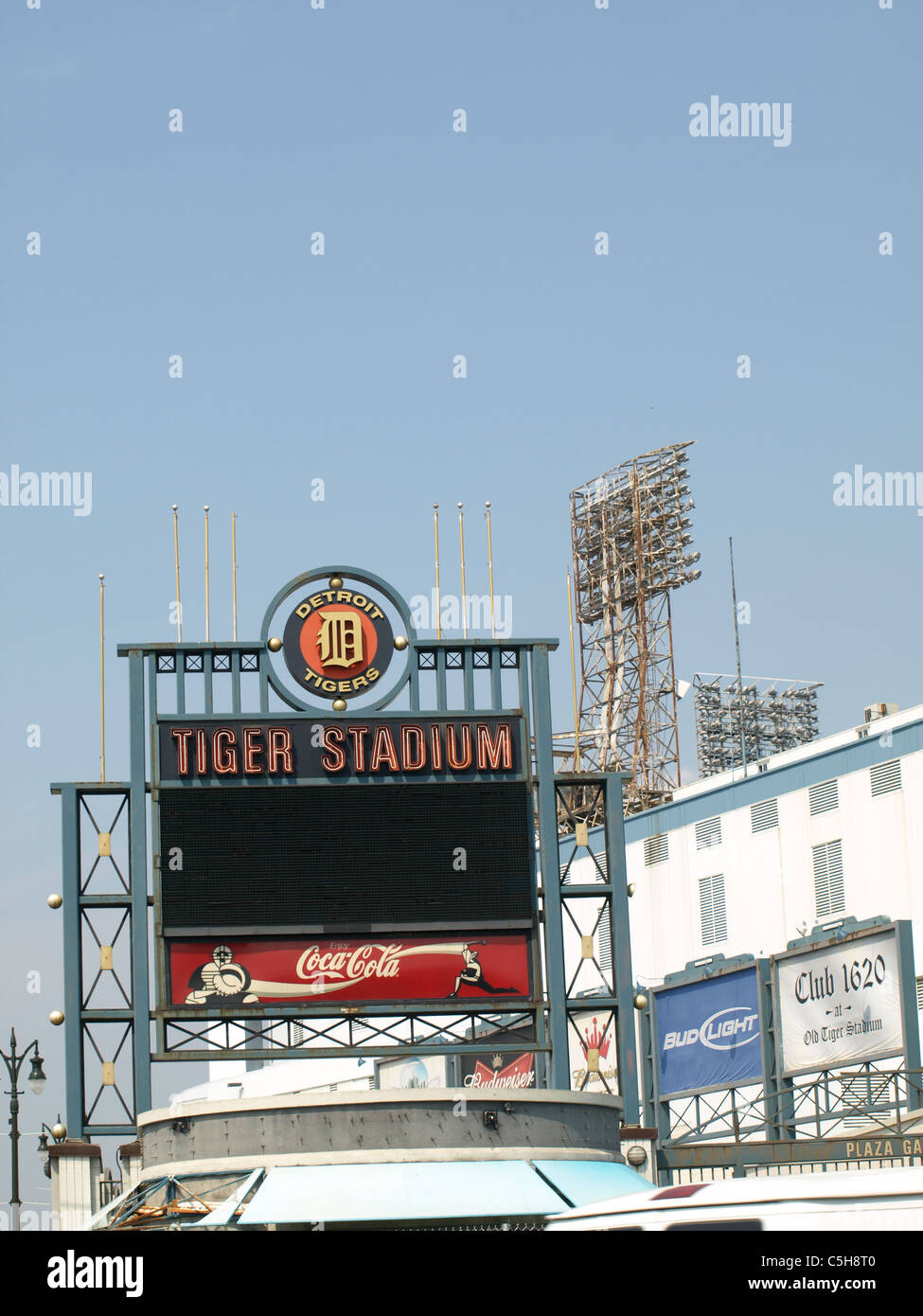 Photograph of the old Tiger Stadium in Detroit Michigan prior to it's  demolition Stock Photo - Alamy