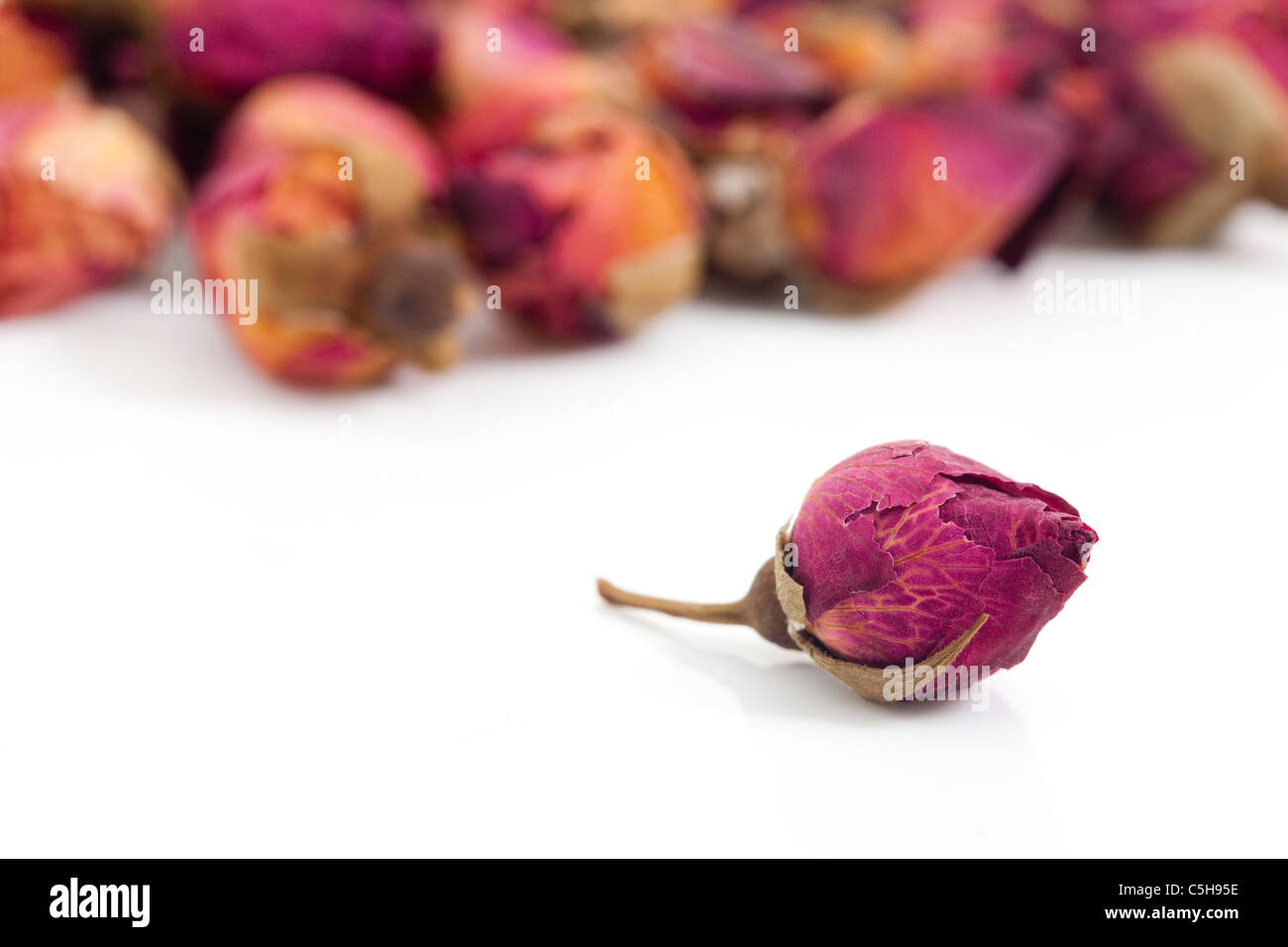 Closeup of a rose, Chinese Herbal Medicine Stock Photo Alamy