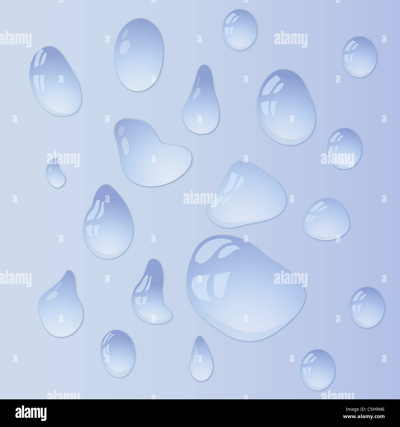 Vector water drops background for design use Stock Photo - Alamy