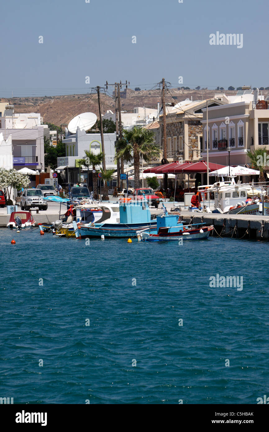 THE PICTURESQUE HARBOUR OF KARDAMENA ON THE GREEK ISLAND OF KOS. Stock Photo