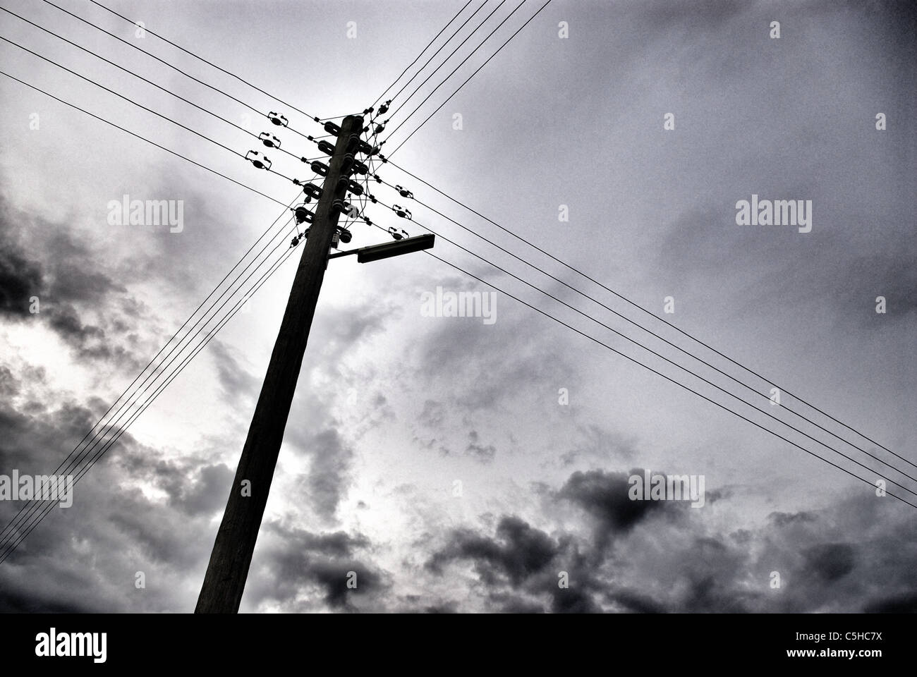 ELECTRIC SKY Stock Photo - Alamy