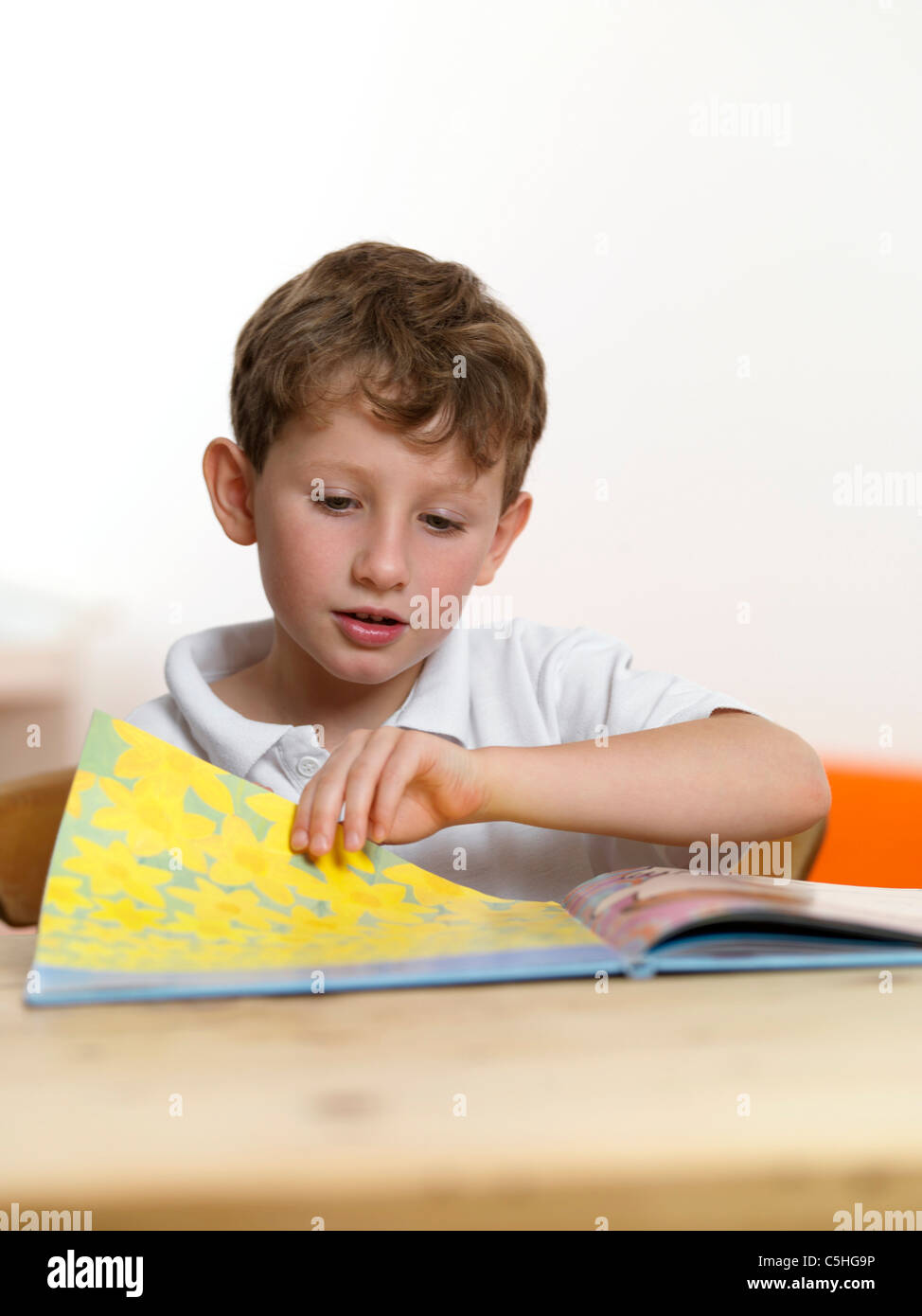 Learning to read Stock Photo Alamy