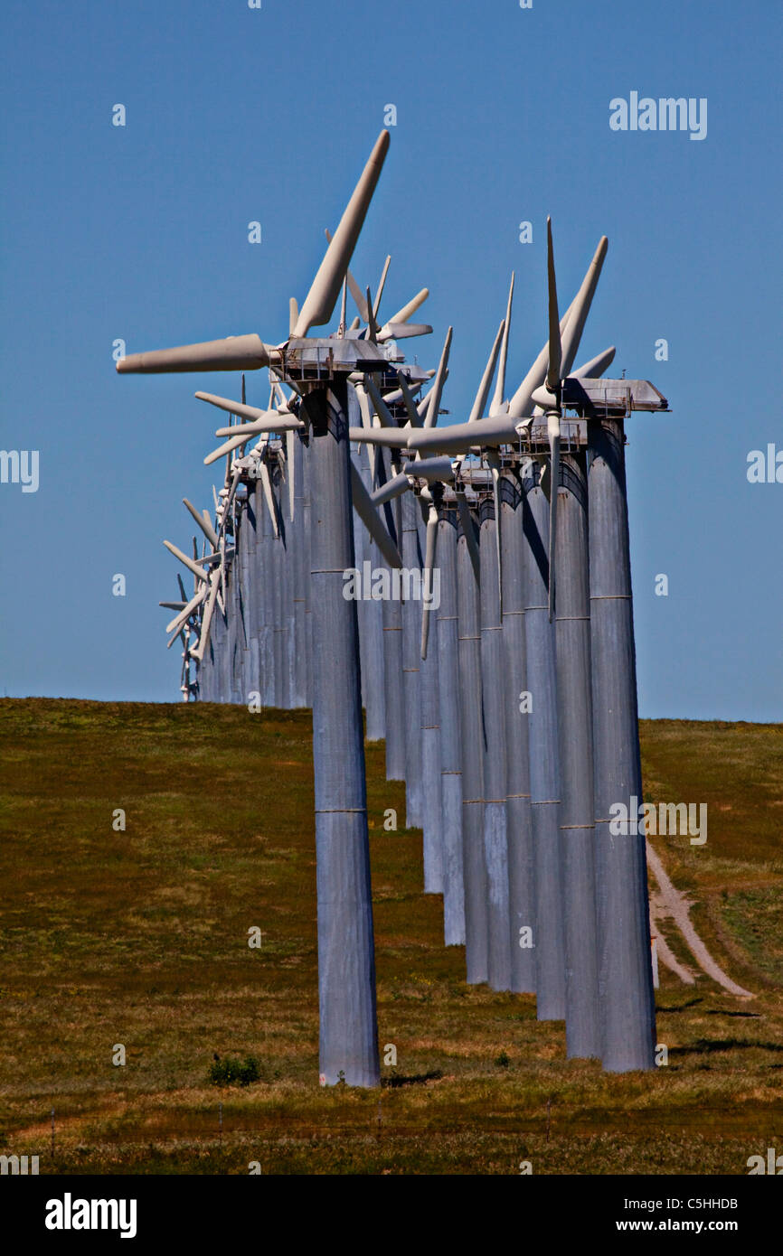 Wind turbines, California Stock Photo