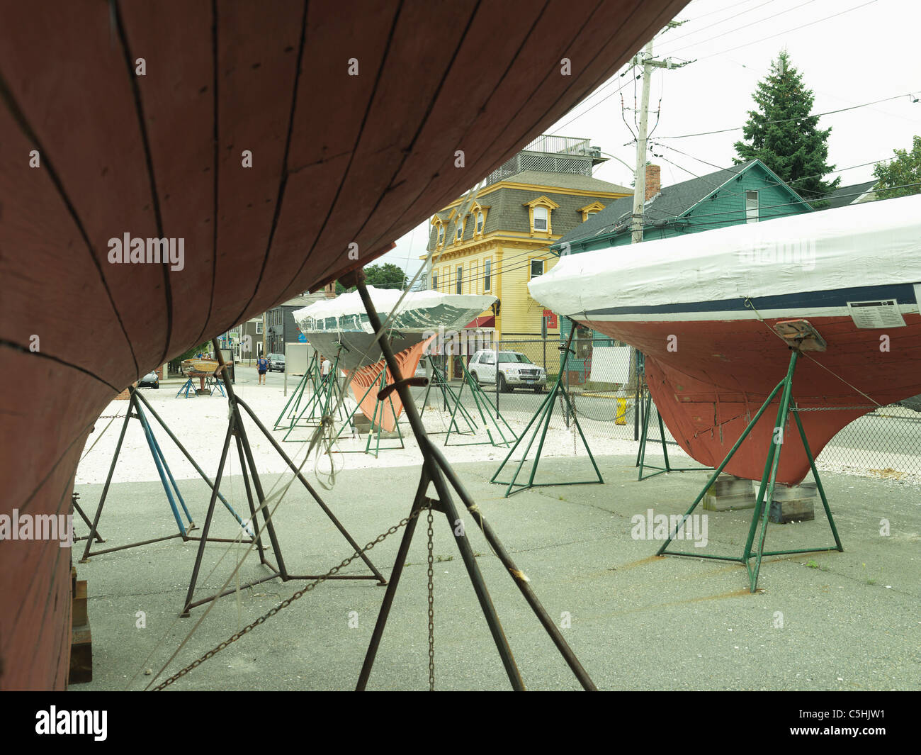 boat, sail, sailing, yacht, boatyard, repair, dry, dock, newport, international yacht