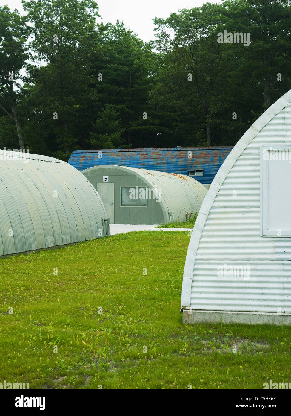 Quoset hut in rhode island. Stock Photo