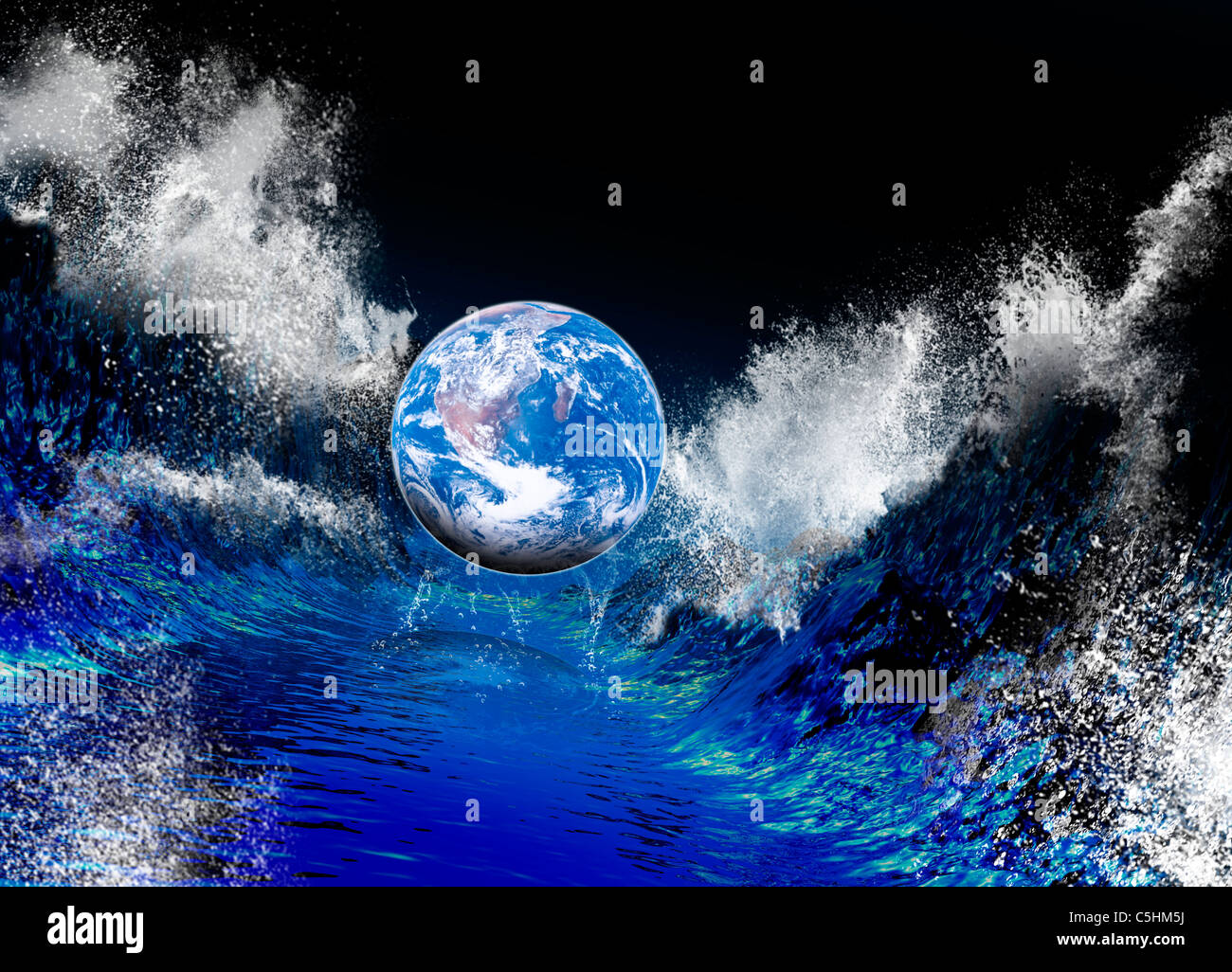 End of the World, conceptual artwork Stock Photo - Alamy