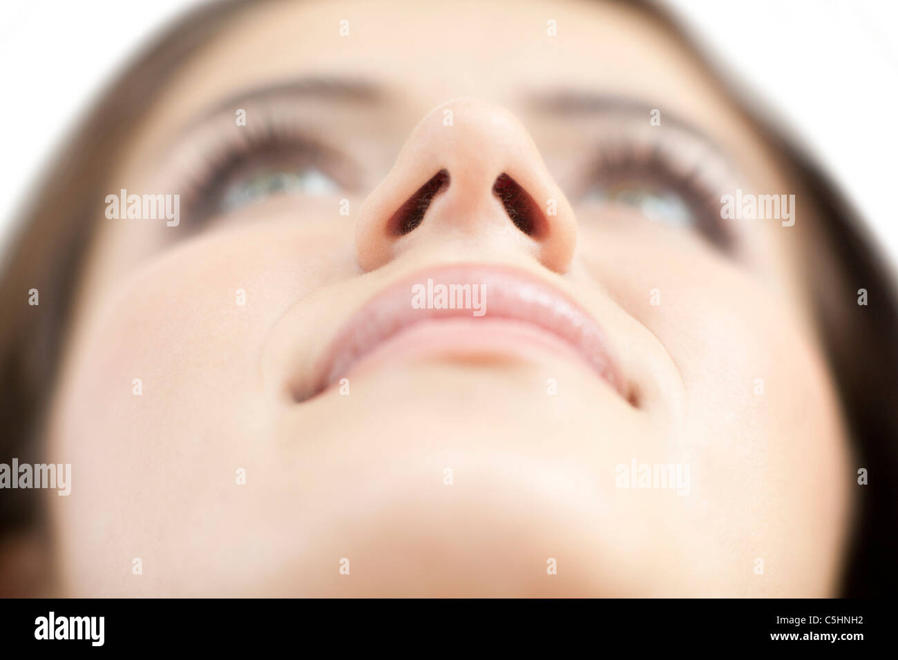 Teenage girl's face Stock Photo - Alamy