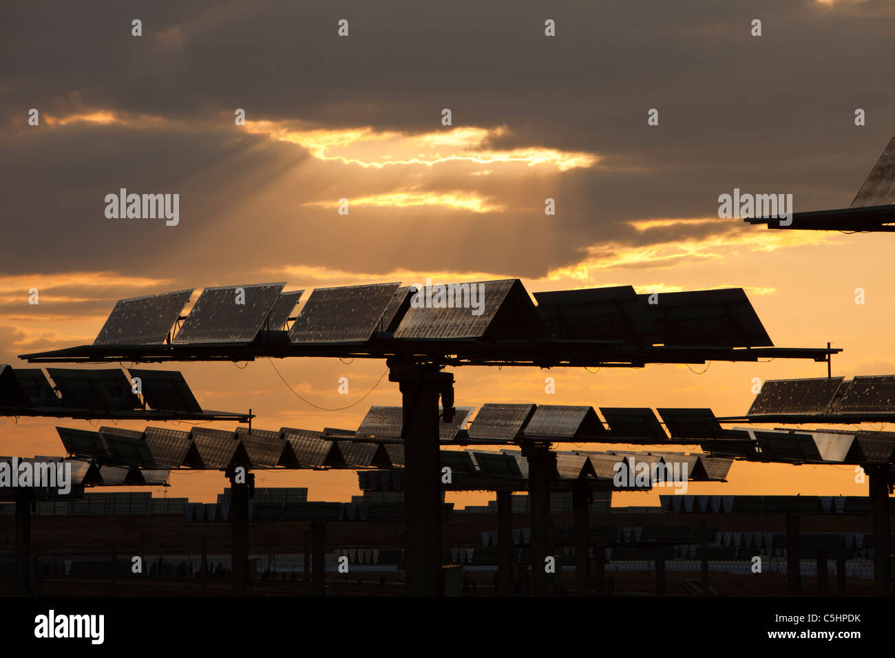 Solar voltaic power plant hi-res stock photography and images - Alamy