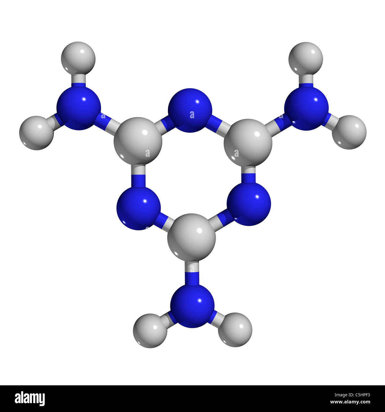 Melamine molecule Stock Photo Alamy