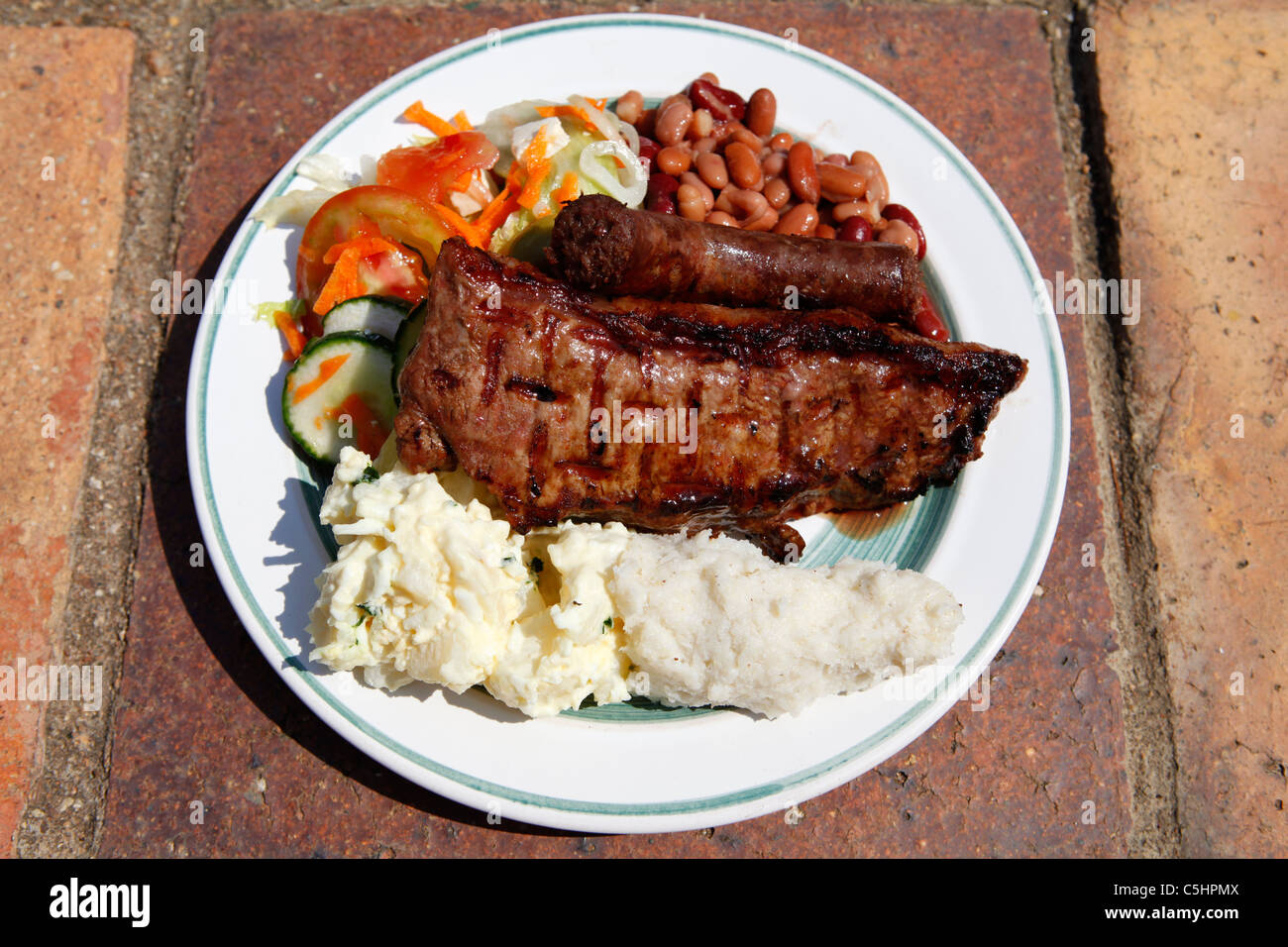 A braai (or barbecue) is served in Bulawayo, Zimbabwe Stock Photo Alamy