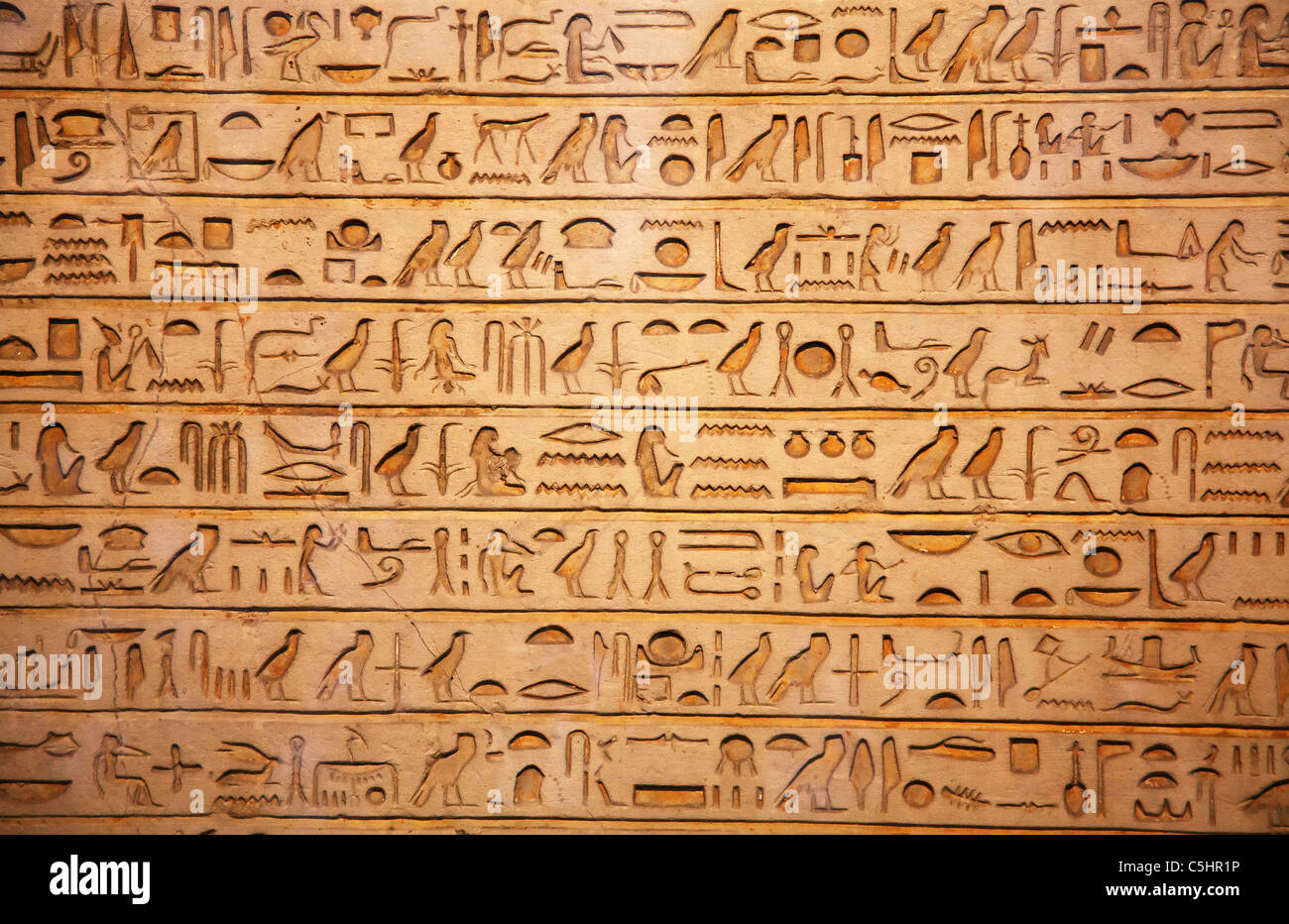 old egypt hieroglyphs carved on the stone Stock Photo - Alamy