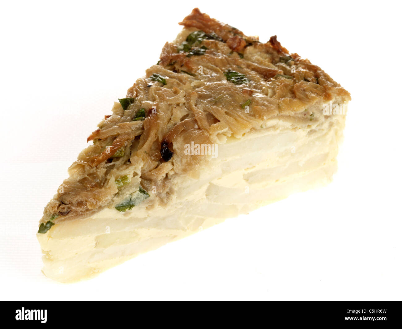 Onion and Potato Tortilla Stock Photo Alamy