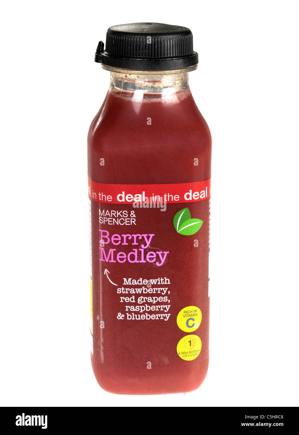 Bottle of Berry Fruit Juice Stock Photo Alamy