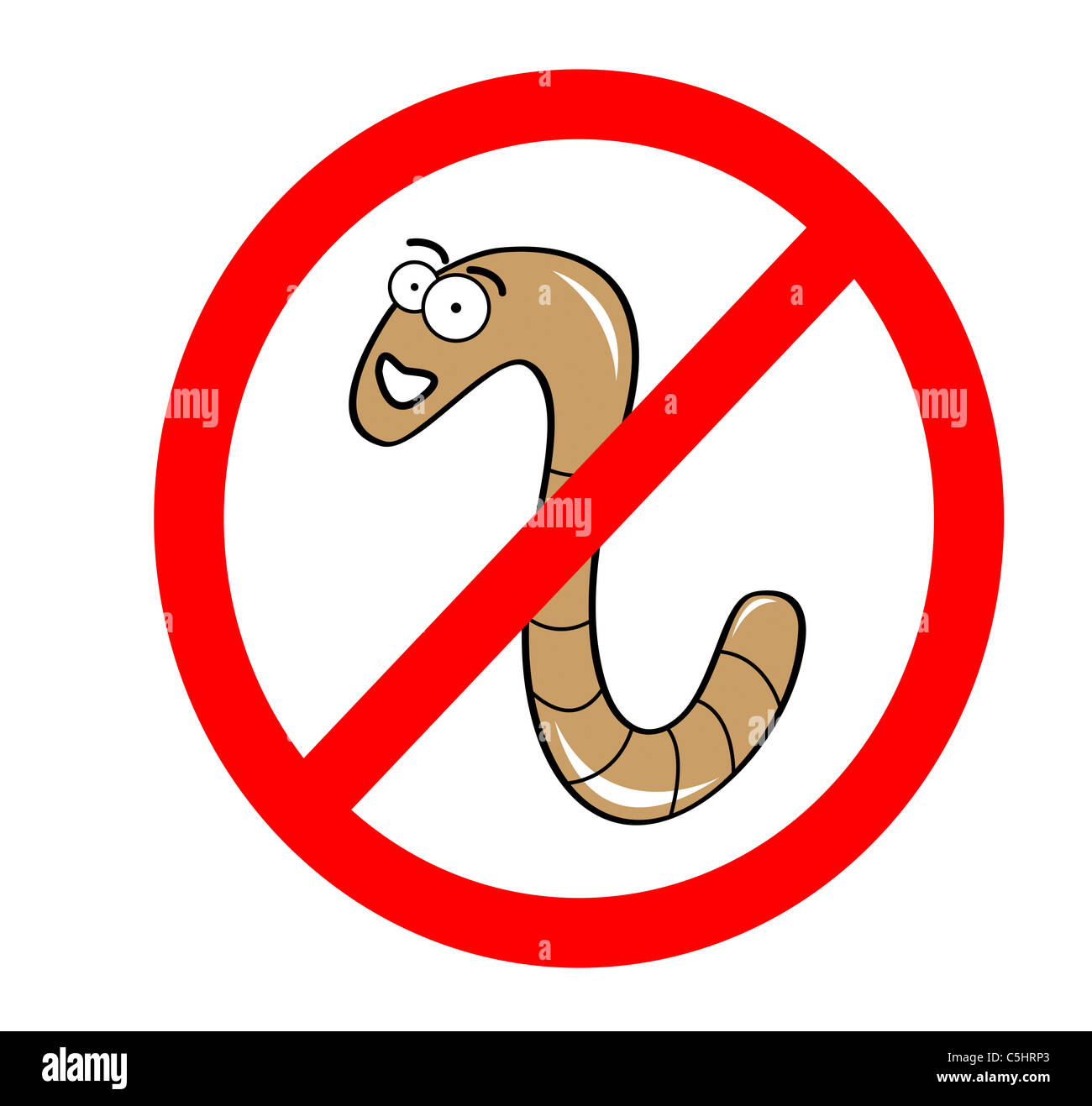 Worms sign Cut Out Stock Images & Pictures Alamy