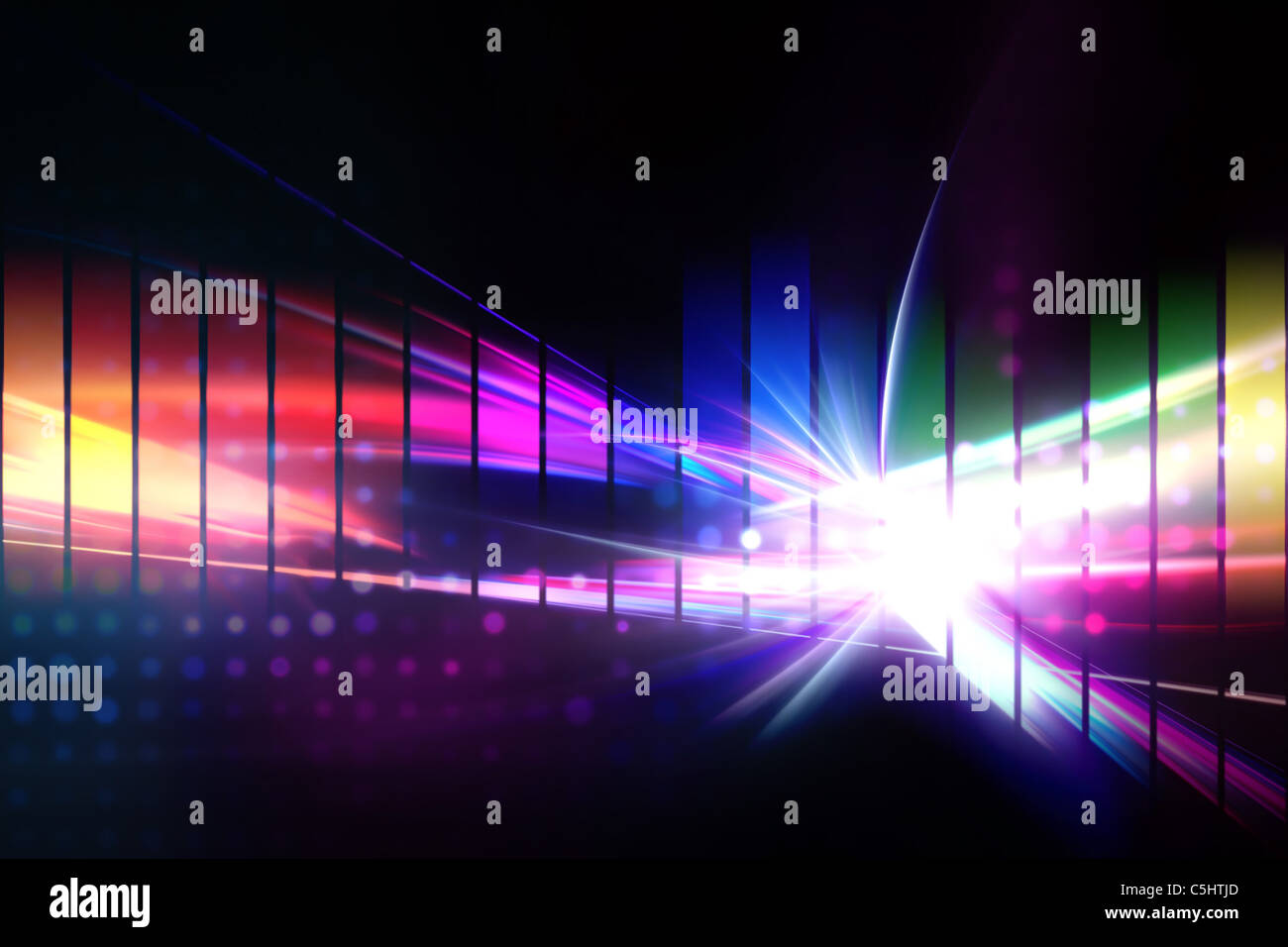 A rainbow graphic equalizer design that works great as a background or backdrop. Stock Photo