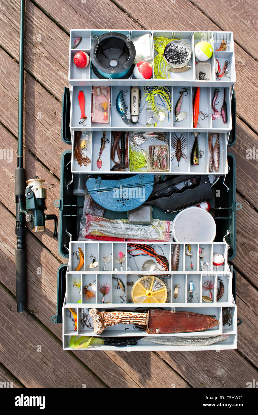 Tackle box hi-res stock photography and images - Alamy