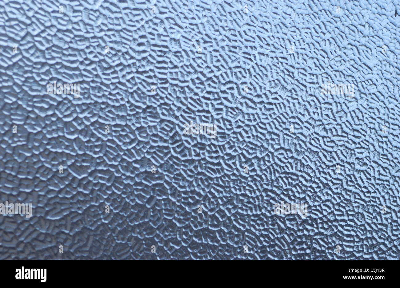 blue sky through a frosted glass pane Stock Photo Alamy