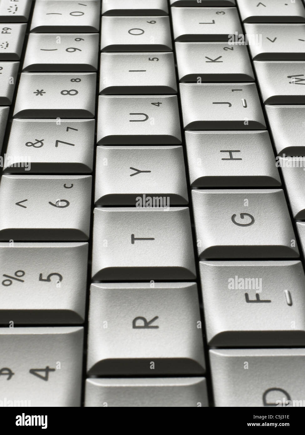 Laptop Computer Keyboard Close Up Stock Photo - Alamy