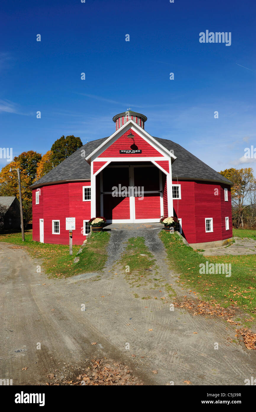 Welch Farm Round Barn, built in 1916, renovated by the Welch family