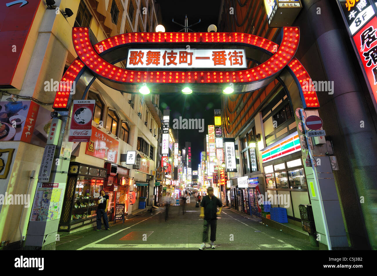 Kabuki-cho, Tokyo, Japan Stock Photo