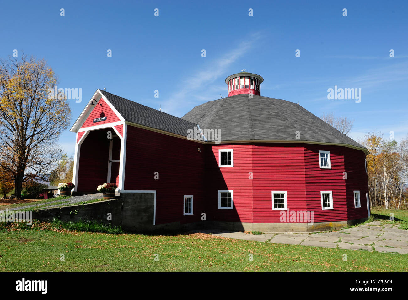 Welch Farm Round Barn, built in 1916, renovated by the Welch family