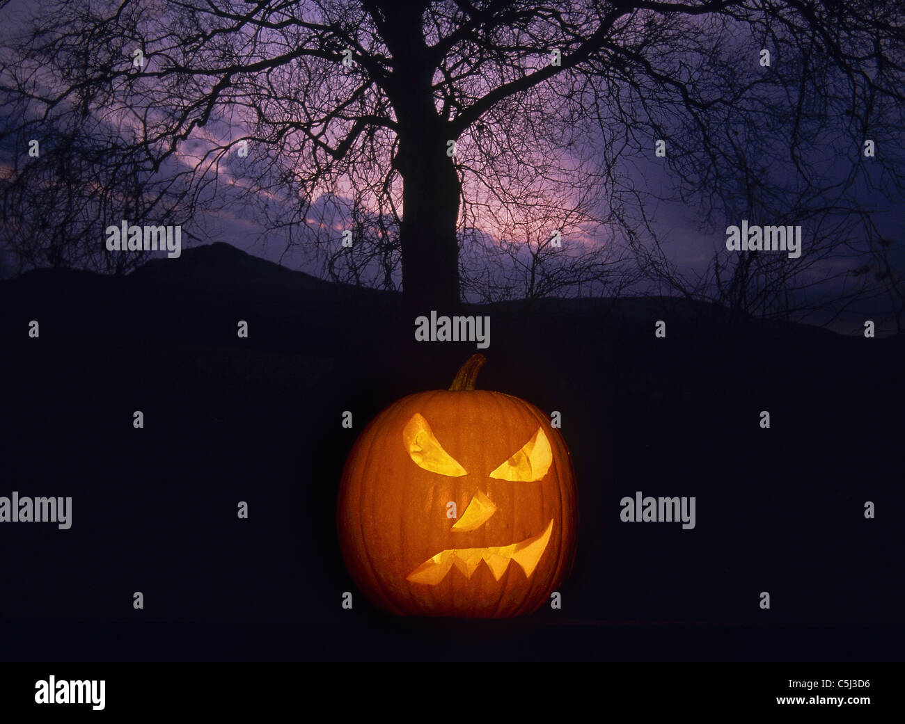 Jack o lantern, night, sky hi-res stock photography and images - Alamy