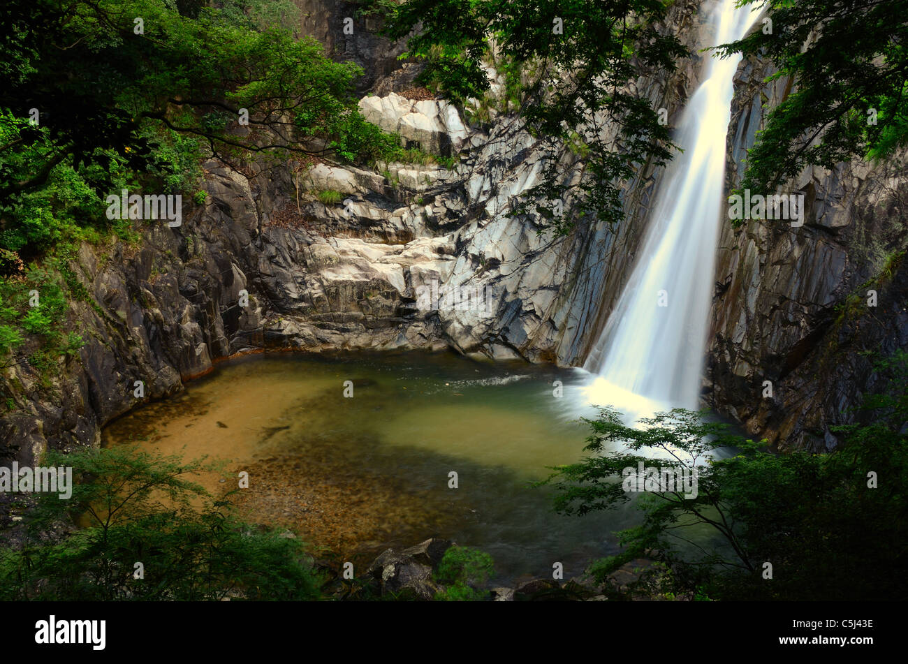 Nunobiki Falls In Kobe, Japan Stock Photo - Alamy