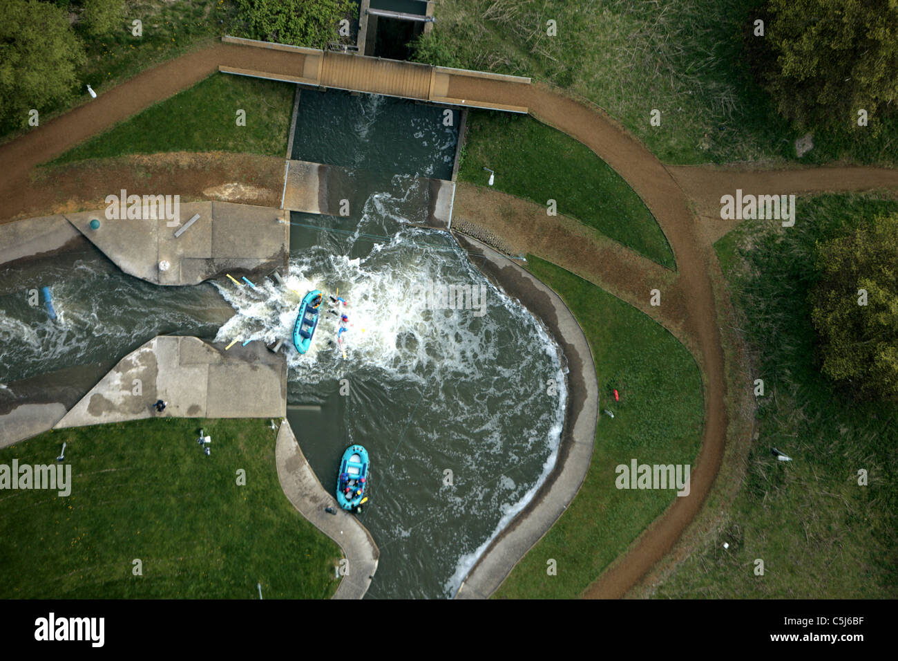 White water rafting team hi res stock photography and images alamy
