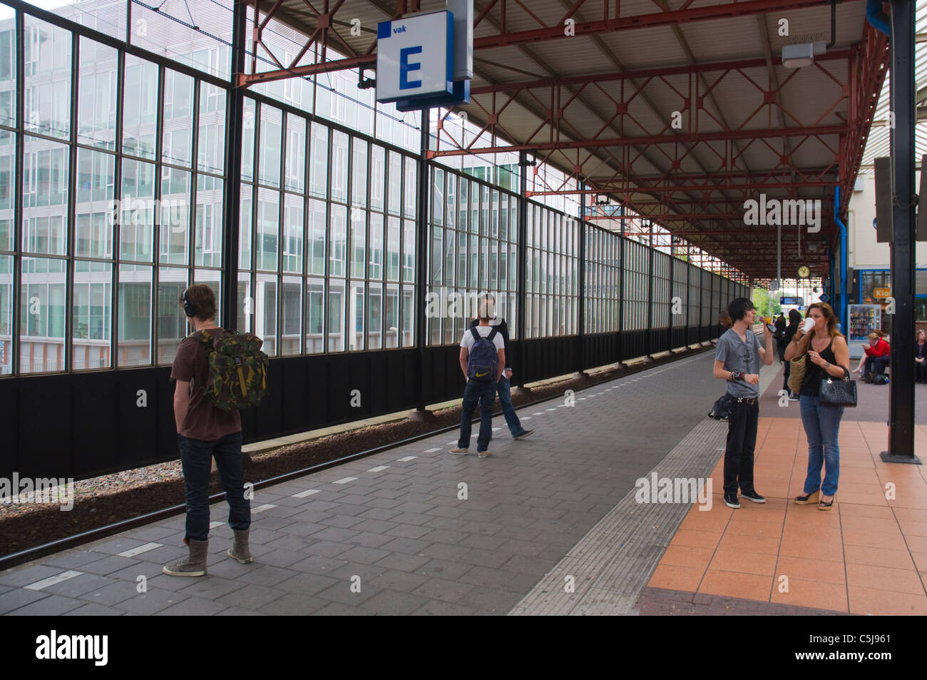 Eindhoven Centraal main railway station Eindhoven North Brabant providence southern Netherlands Europe Stock Photo