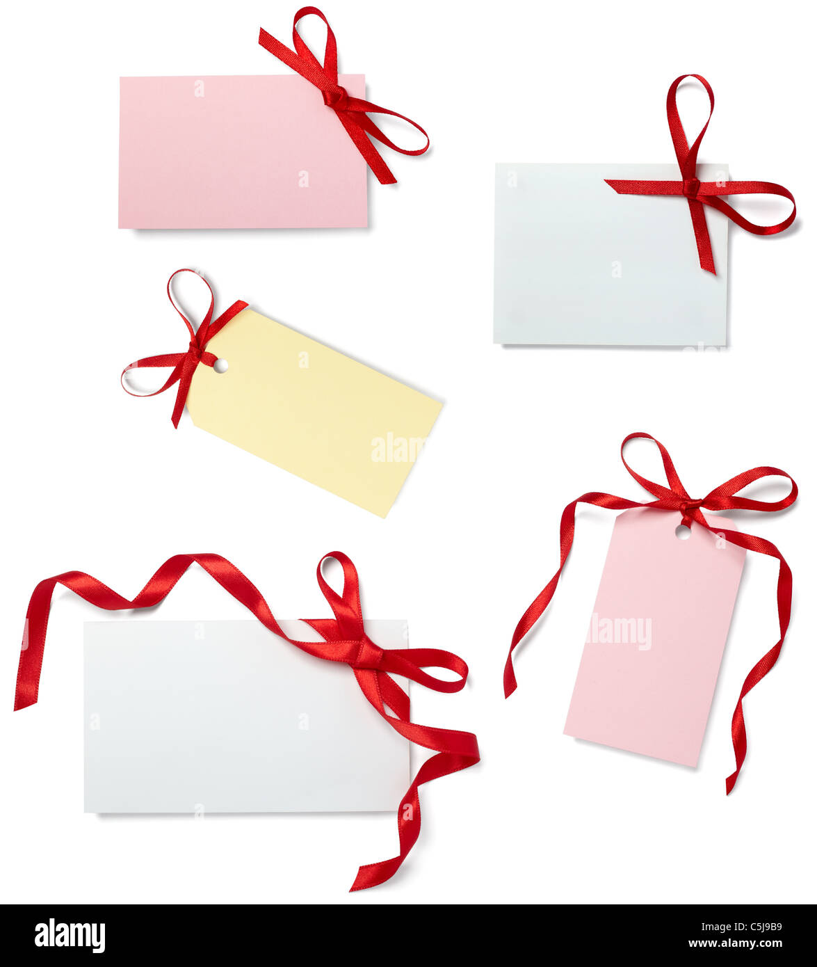 Note With Ribbok note with ribbon Stock Photo - Alamy